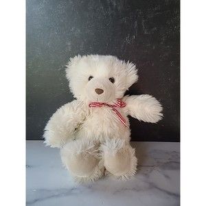 vintage white teddy bear stuffed